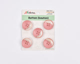 Pastel Half-Clear Buttons - 32 - G.k Fashion Fabrics