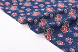Petite Vintage Rose Print - Washed Cotton Denim Chambray Fabric-20993 - G.k Fashion Fabrics