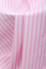 Premium Linen Cotton Candy Stripe Fabric -7945 - G.k Fashion Fabrics