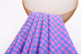 Premium Medium Seersucker Gingham Check Fabric – 8152 - G.k Fashion Fabrics
