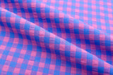Premium Medium Seersucker Gingham Check Fabric – 8152 - G.k Fashion Fabrics