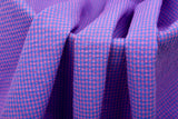 Premium Micro Seersucker Gingham Check Fabric -8153 - G.k Fashion Fabrics