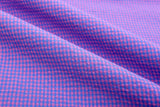 Premium Micro Seersucker Gingham Check Fabric -8153 - G.k Fashion Fabrics