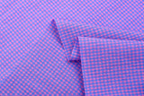 Premium Micro Seersucker Gingham Check Fabric -8153 - G.k Fashion Fabrics