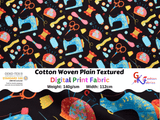 Quilted Cotton Woven Plain Textured Haberdashery Digital Print Fabric - D#15 - G.k Fashion Fabrics