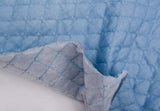 Quilted Denim Embroidery Fabric - G.k Fashion Fabrics