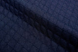 Quilted Denim Embroidery Fabric - G.k Fashion Fabrics