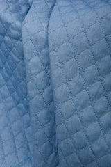 Quilted Denim Embroidery Fabric - G.k Fashion Fabrics