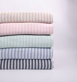Reversible Cotton Double Gauze Yarn Dyed Stripe Fabric – Two Stripe Sizes – GK-7845 - G.k Fashion Fabrics