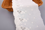 Scattered Floral Cotton Eyelet Embroidery Trim - 3 - G.k Fashion Fabrics