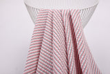 Seersucker Cotton Nylon Spandex , 0.3cm Stripe Yarn Dyed Fabric - G.k Fashion Fabrics