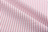 Seersucker Cotton Nylon Spandex , 0.3cm Stripe Yarn Dyed Fabric - G.k Fashion Fabrics