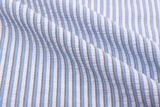 Seersucker Cotton Nylon Spandex , 0.3cm Stripe Yarn Dyed Fabric - G.k Fashion Fabrics