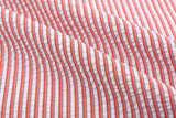 Seersucker Cotton Nylon Spandex , 0.3cm Stripe Yarn Dyed Fabric - G.k Fashion Fabrics