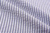 Seersucker Cotton Nylon Spandex , 0.3cm Stripe Yarn Dyed Fabric - G.k Fashion Fabrics