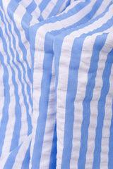 Seersucker Cotton Nylon Spandex , Stripe Yarn Dyed Fabric - G.k Fashion Fabrics