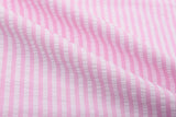 Seersucker Cotton Nylon Spandex , Stripe Yarn Dyed Fabric - G.k Fashion Fabrics