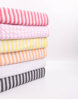 Seersucker Cotton Nylon Spandex , Stripe Yarn Dyed Fabric - G.k Fashion Fabrics