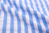 Seersucker Cotton Nylon Spandex , Stripe Yarn Dyed Fabric - G.k Fashion Fabrics
