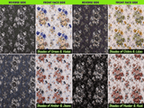Silk Blend Floral Imperial Cloqué Textured Reversible Jacquard Couture Fabric - G.k Fashion Fabrics