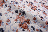 Silk Blend Floral Imperial Cloqué Textured Reversible Jacquard Couture Fabric - G.k Fashion Fabrics