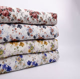 Silk Blend Floral Imperial Cloqué Textured Reversible Jacquard Couture Fabric - G.k Fashion Fabrics