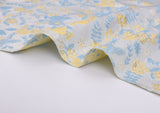 Silk Blend Twilight Heirloom Rose Garden Brocade Jacquard Floral Textured Couture Fabric - G.k Fashion Fabrics
