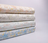 Silk Blend Twilight Heirloom Rose Garden Brocade Jacquard Floral Textured Couture Fabric - G.k Fashion Fabrics