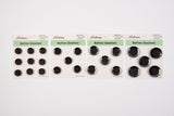 Smoky Onyx Rim Buttons - 31 - G.k Fashion Fabrics