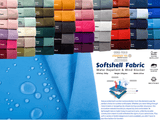 Soft shell / Softshell Plain Fabric Water Repellent & Wind Blocker - G.k Fashion Fabrics