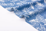 Summer Island Print - Washed Cotton Denim Chambray Fabric-20998 - G.k Fashion Fabrics