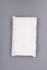 Sunburst Medallion Cotton Eyelet Trim – Double Scalloped – 16 - G.k Fashion Fabrics