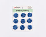 Tweed Fabric Shank Buttons -11 - G.k Fashion Fabrics