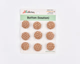 Tweed Fabric Shank Buttons -11 - G.k Fashion Fabrics