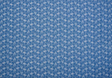 Vintage Trellis Print - Washed Cotton Denim Chambray Fabric-20998 - G.k Fashion Fabrics