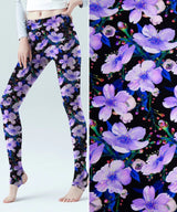 Violet Bloom - Nylon Swimwear Fabric - G.k Fashion Fabrics