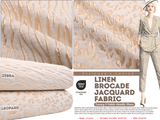 Woven Linen Brocade Jacquard Fabric - G.k Fashion Fabrics