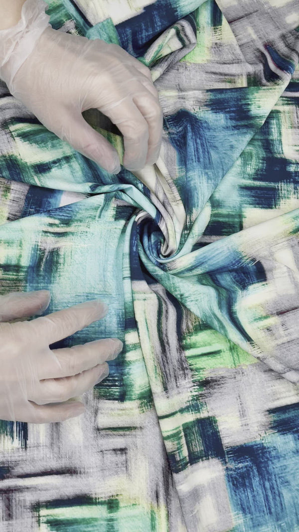 Blue Grotto - Nylon Swimwear Fabric