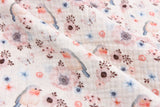 100% Cotton Double Gauze /Muslin Digital Prints Fabric -6450 - G.k Fashion Fabrics Bullfinches - G751 / Price per Half Yard