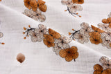 100% Cotton Double Gauze /Muslin Digital Prints Fabric -6570 - G.k Fashion Fabrics Applique Floral / Price per Half Yard