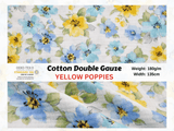 100% Cotton Double Gauze /Muslin Digital Prints Fabric -6570 - G.k Fashion Fabrics