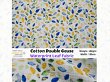 Cotton Double Gauze /Muslin Flower Digital Prints Fabric -6661 - G.k Fashion Fabrics