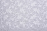 100% Cotton 3D Eyelet Embroidery White Fabric -GK- 6230 - G.k Fashion Fabrics