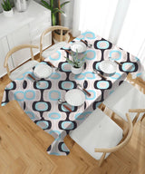 100% Cotton Half Panama Printed Fabric / Canvas printed Fabric / Abstract Ellipses Natural Digital Print Fabric - G.k Fashion Fabrics