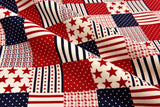 100% Cotton Half Panama Printed Fabric / Canvas printed Fabric / American Flag Digital Print Fabric - G.k Fashion Fabrics