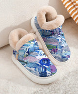 100% Cotton Half Panama Printed Fabric / Canvas printed Fabric / Aquarium Digital Print Fabric - G.k Fashion Fabrics