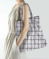 100% Cotton Half Panama Printed Fabric / Canvas printed Fabric / Black & White Thin Stripe Digital Print Fabric - G.k Fashion Fabrics