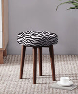 100% Cotton Half Panama Printed Fabric / Canvas printed Fabric / Black & White Zebra Digital Print Fabric - G.k Fashion Fabrics