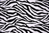 100% Cotton Half Panama Printed Fabric / Canvas printed Fabric / Black & White Zebra Digital Print Fabric - G.k Fashion Fabrics