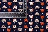 100% Cotton Half Panama Printed Fabric / Canvas printed Fabric / Cute Bear Digital Print Fabric - G.k Fashion Fabrics
